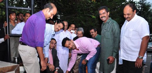 On world environment day as part of the Beyond Squarefeet by Asset homes actor prithiviraj plants a sapling.