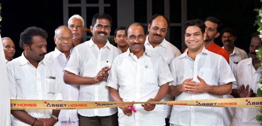 Sri K Babu, Minister for, Fisheries, Ports and Excise, inaugurating Asset Ocean Grove, the 39th completed project of Asset Homes at South Chittoor.