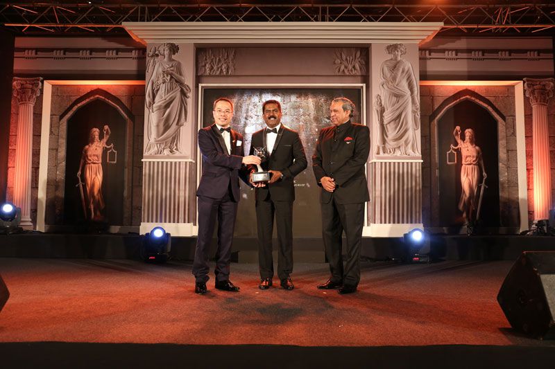 Mr. Sunil Kumar, Managing Director, Asset Homes receives the Asia Pacific Entrepreneurship Awards 2017 under Property Development Industry.