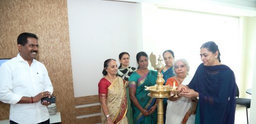 “Lighting the lamp” by Hon’ble Mayor, Mrs. Soumini Jain along with the respected mothers in the Mother’s Day celebration held at Asset Legrande Club house, Kadavanthra, Kochi.