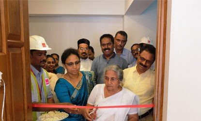 Sample flat at Asset Chrisabelle & Carol,Puthenangady, Kottayam is inaugurated by Mrs. Kunjunjamma Abraham (JV Partner) ….