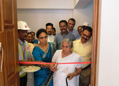 Sample flat at Asset Chrisabelle & Carol,Puthenangady, Kottayam is inaugurated by Mrs. Kunjunjamma Abraham (JV Partner) ….