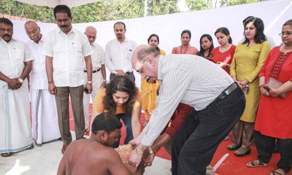 The foundation-stone laying ceremony of Asset Alpine Oaks, 83rd residential project of Asset Homes at Kakkanad.