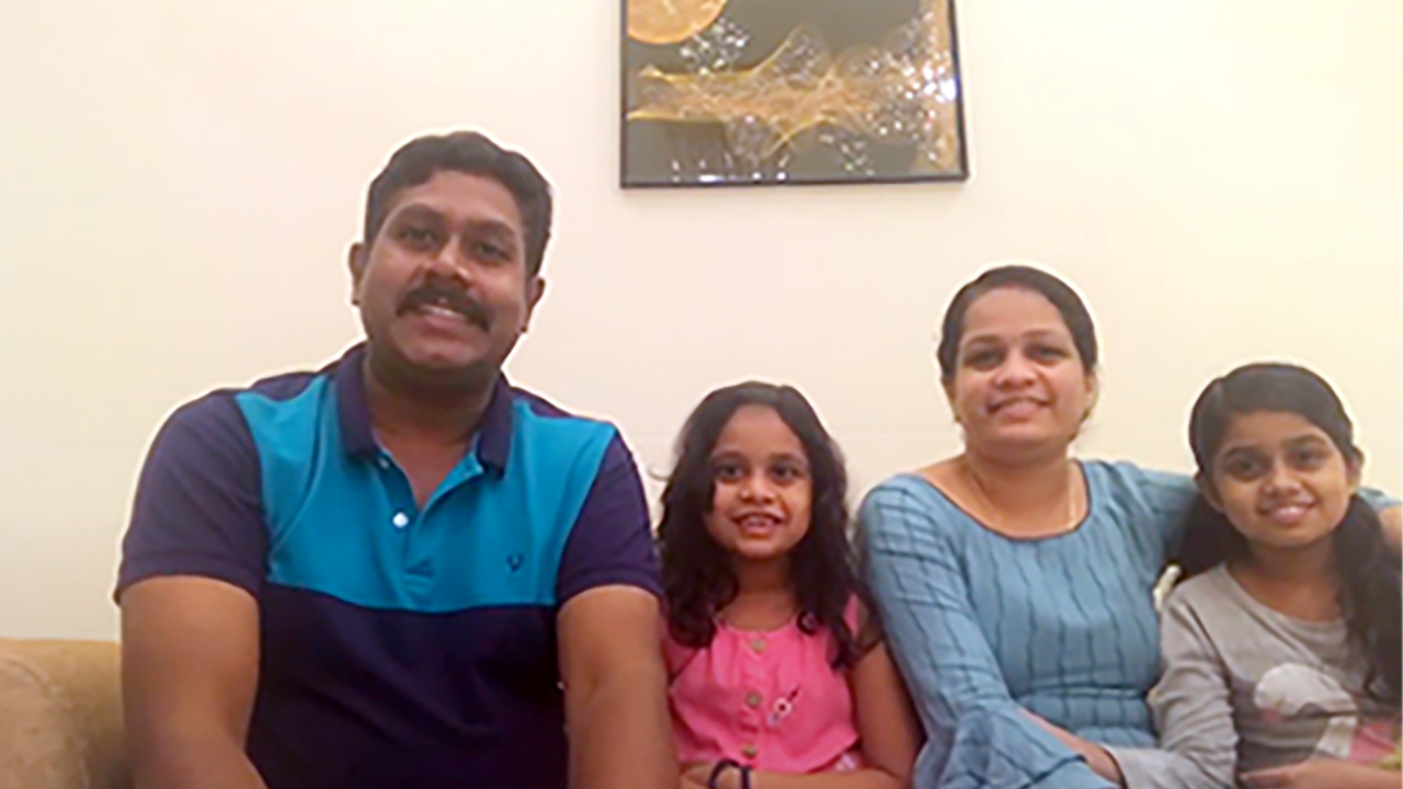 Mr Vijayan Sasidharan & Family
