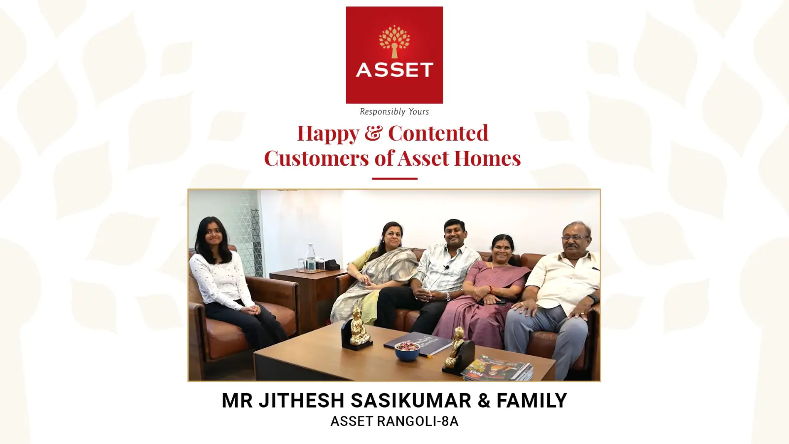 Mr Jithesh Sasikumar & Family: Asset Rangoli 8A