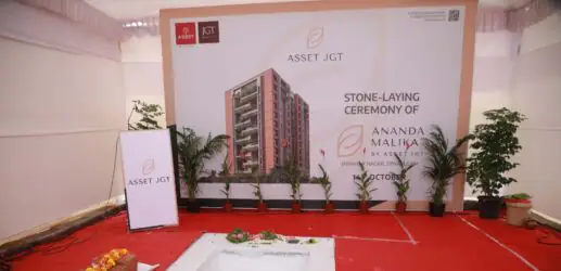 Foundation Stone Laying Ceremony for Asset JGT Ananda Malika