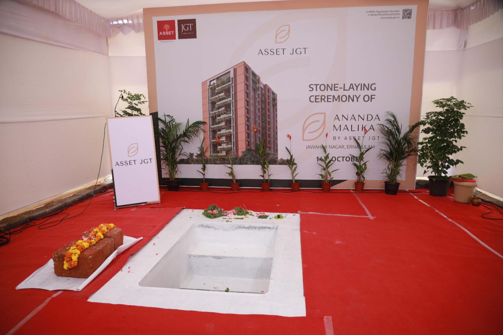 Foundation Stone Laying Ceremony for Asset JGT Ananda Malika